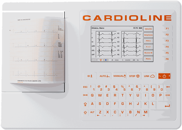 Электрокардиограф Cardioline ECG100+